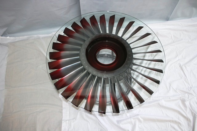 Rolls Royce Jet Fan Blade coffee table red fans7